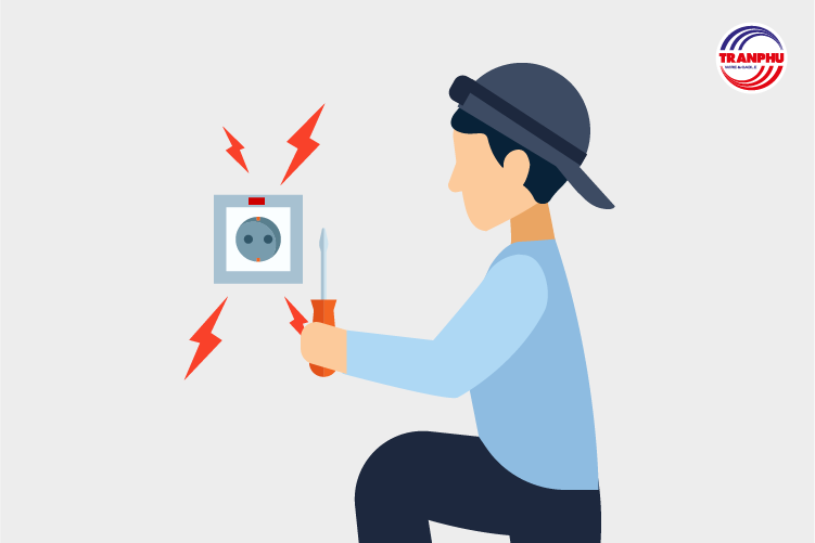 Bất cẩn khi sửa chữa điện